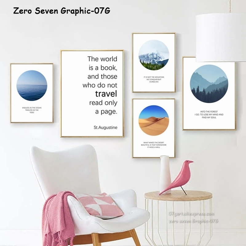 

Nature Landscape Desert Forest Marine Canvas Painting Posters And Prints Living Room Wall Art Pictures Home Decoration Posters