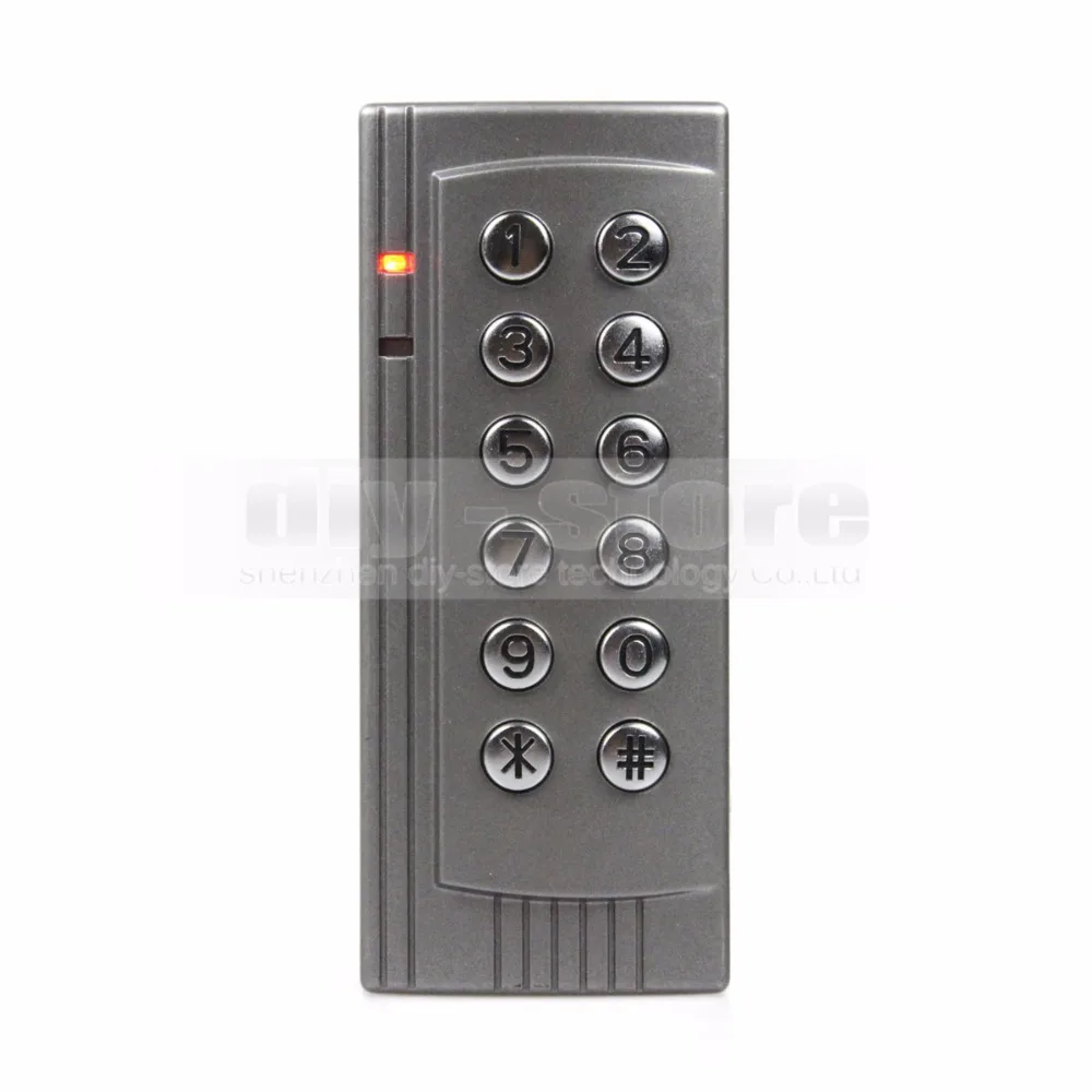 DIYSECUR K4 125 кГц RFID клавишная панель двери Система контроля доступа полный комплект+ домофоны+ пульт дистанционного управления Управление
