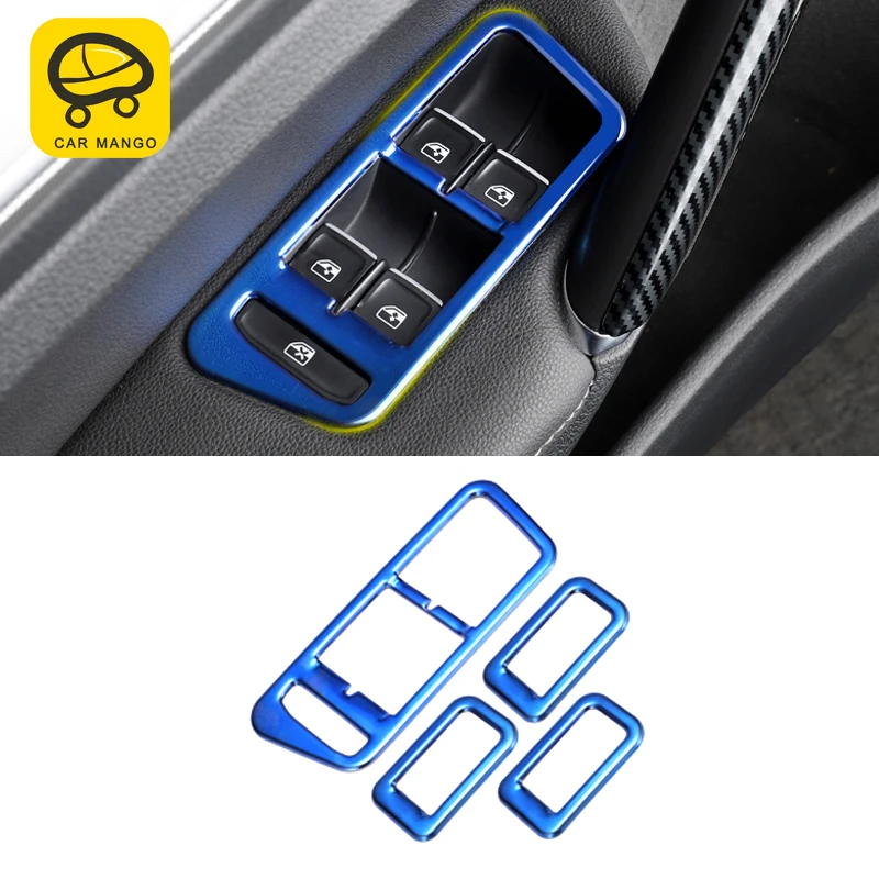 CarManGo For Volkswagen Golf 7 Golf 7.5 Car Styling Door Gate Window Lift Button Switch Panel Cover Sticker Interior Accessories CarManGo For Volkswagen Golf 7 Golf 7.5 Car Styling Door Gate Window Lift Button Switch Panel Cover Sticker Interior Accessories