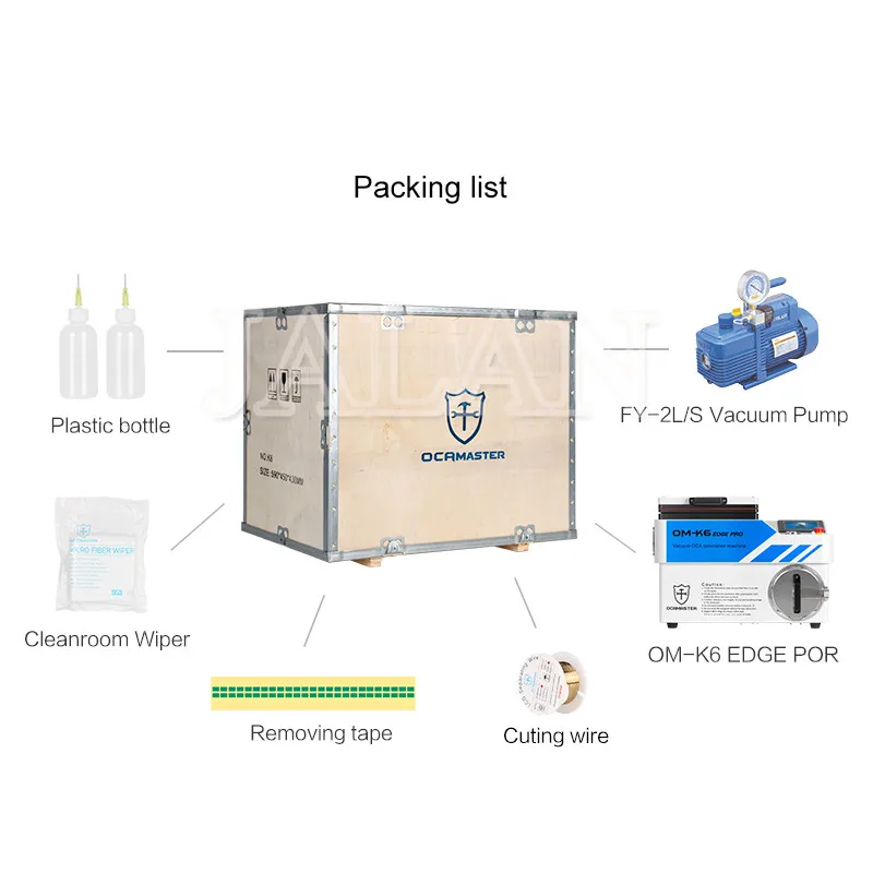 OCA Master OM-K6 Edge Pro laminating machine for