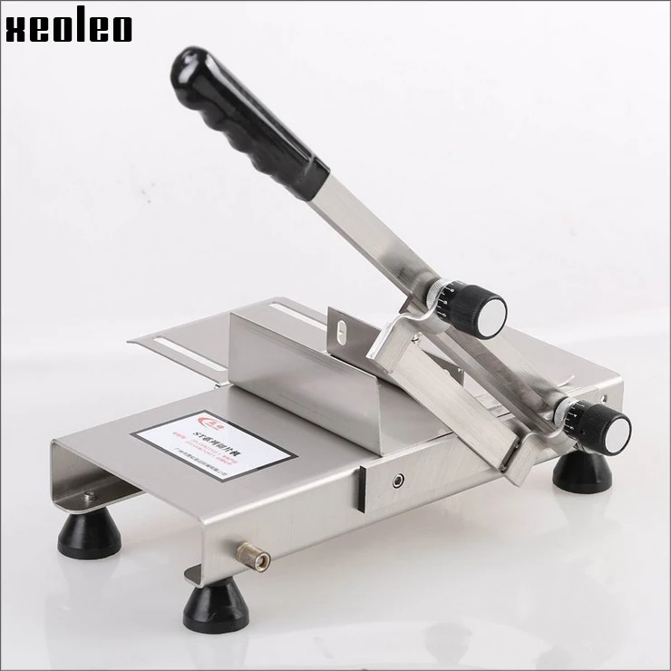 Xeoleo Manual Meat Slicer Machine for Frozen biscuits/Cookies/Gelatin
