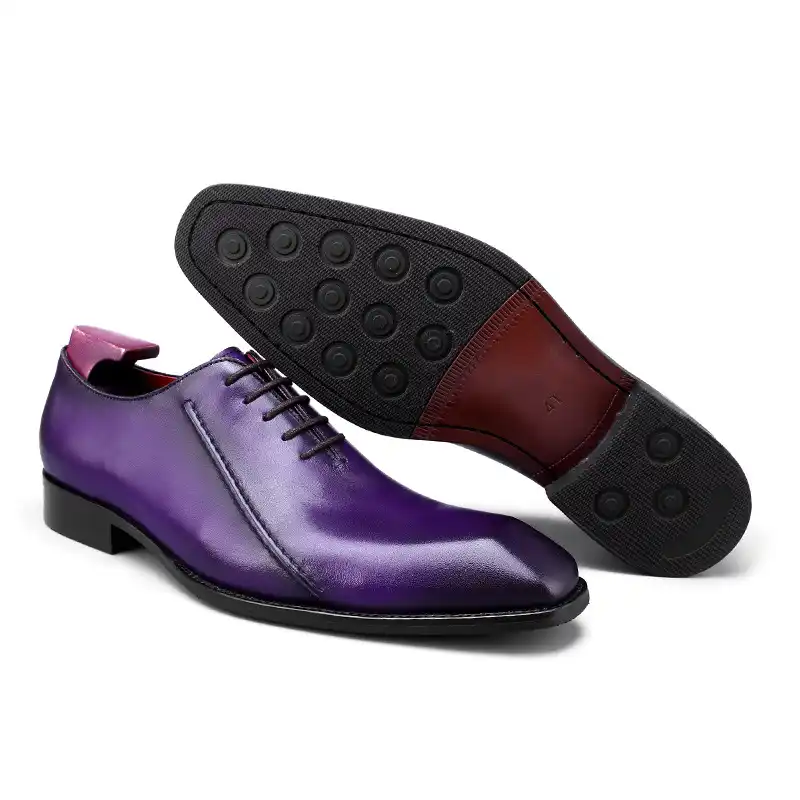 purple and black mens dress shoes