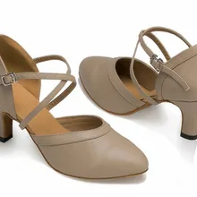 Movefun/белая Высококачественная свадебная обувь для танцев с закрытым носком; бальные туфли для сальсы, латинских танцев, танго, бачаты; женские туфли на каблуке 5, 6, 7, 8 см