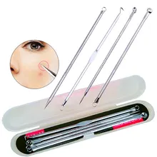 Зубная щетка с двумя головками в штучной упаковке 4 шт./компл. и черных точек прыщей и пигментных пятен иглы/Acne комедонов для наружных осветительных приборов Нержавеющая сталь иглы