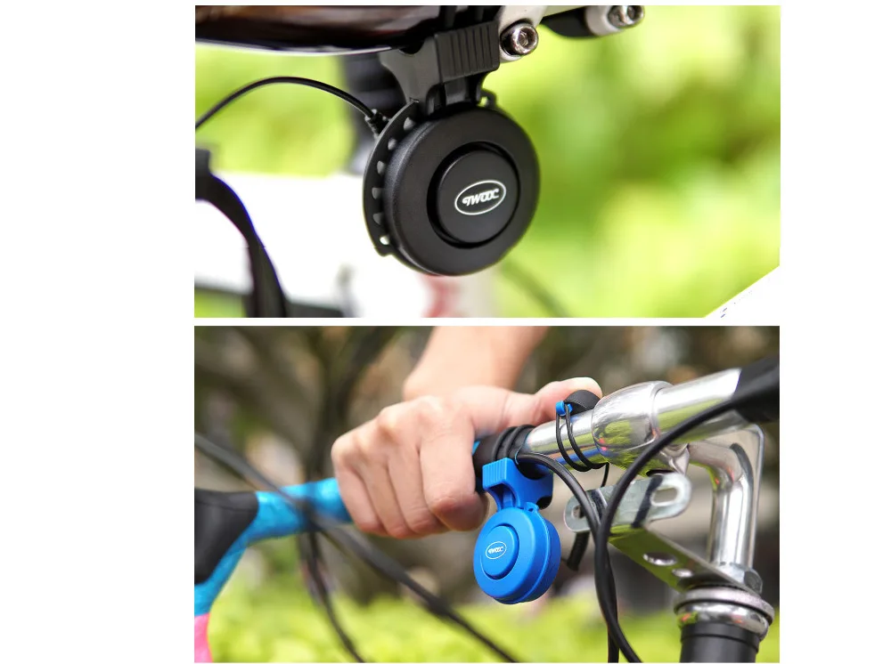 Велоспорт велосипед Электрический колокол USB зарядка 120 дБ 4 режима звуки Набат предупреждение безопасности рога руль вызывного сигнала для велосипед 40 г