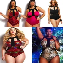 Бикини большого размера купальник женский цельный купальник пуш-ап сексуальный цветочный однотонный комбинезон купальник Летний купальный костюм Монокини