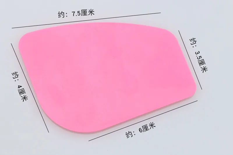 20 шт., многогранные Мини-розовые виниловые скребок для автомобиля, домашнее офисное окно, пленка для установки скребок