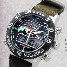 Специальное предложение многофункциональные модные кварцевые часы водонепроницаемые военные часы оптом Наручные 3004 Для мужчин и Для женщин