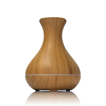 

VVPEC 400ml Wood Grain Aroma Essential Oil Diffuser Ultrasonic Cool Mist Humidifier for Office Home Bedroom Living Room Kitchen