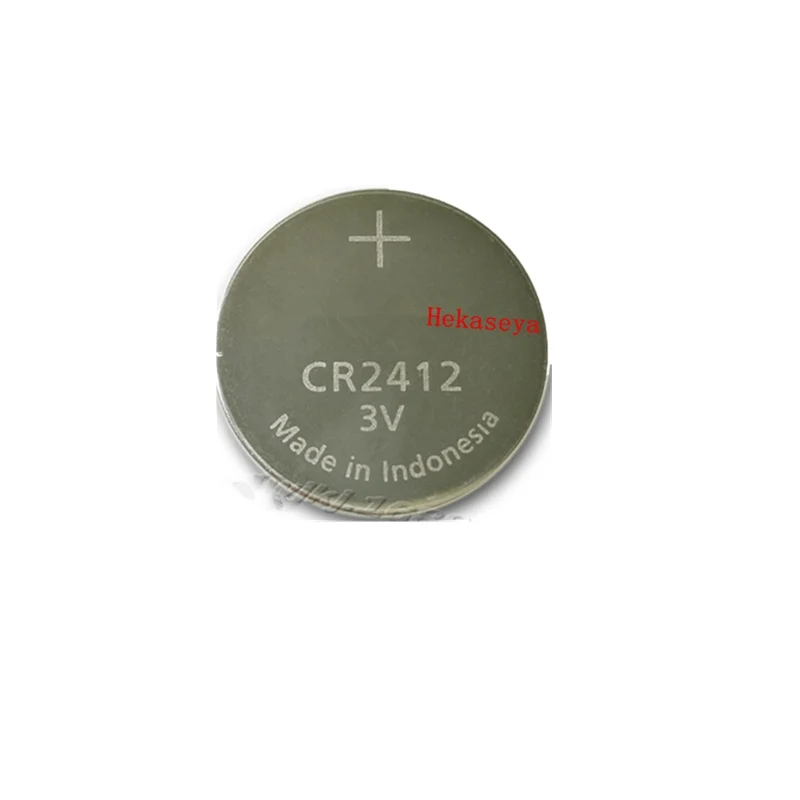 Новинка CR2412 3 В литиевые монетные часы брелки для ключей аккумулятор автомобиля