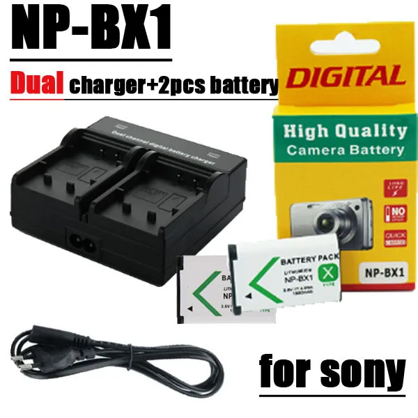 2 . 1350  bateria NP-BX1  bx1  +     Sony HDR-AS100V AS100V HDR-AS15 AS30V DSC-RX100  