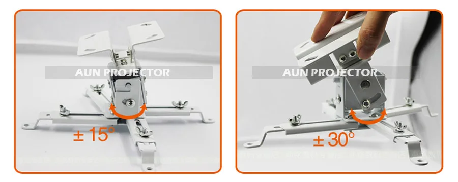 Бренд AUN Регулируемый проектор потолочное крепление. Загрузка 5 кг кронштейн. Для мультимедийного Android проектора