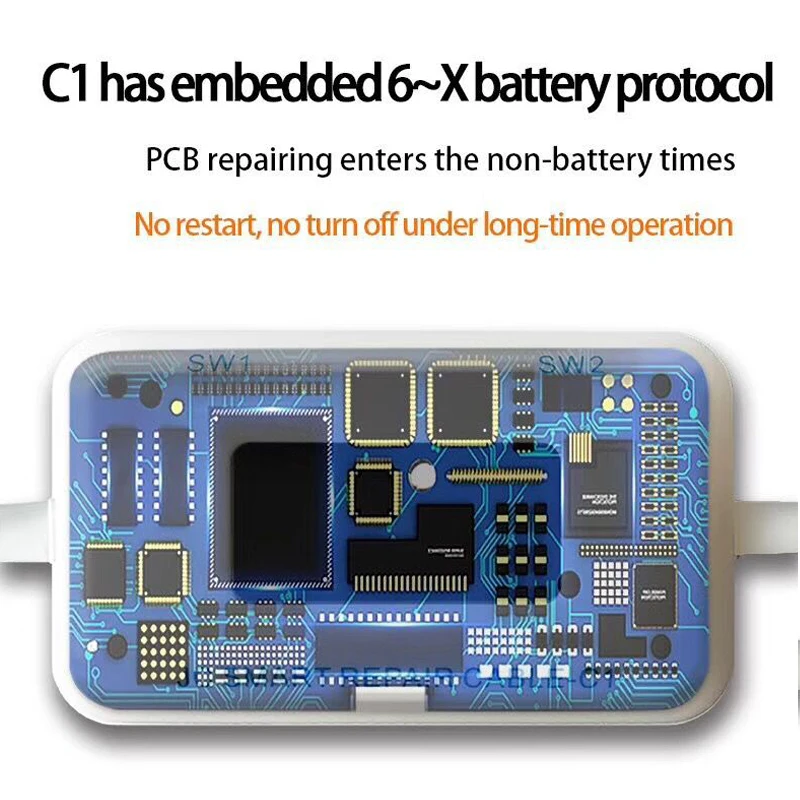 JC C1 c2 умный ремонт OLED экран коробка батарея Зарядка активация плата питания линия для IPhone x 8P 8G 7P 7G 6SP 6S 6G 6P