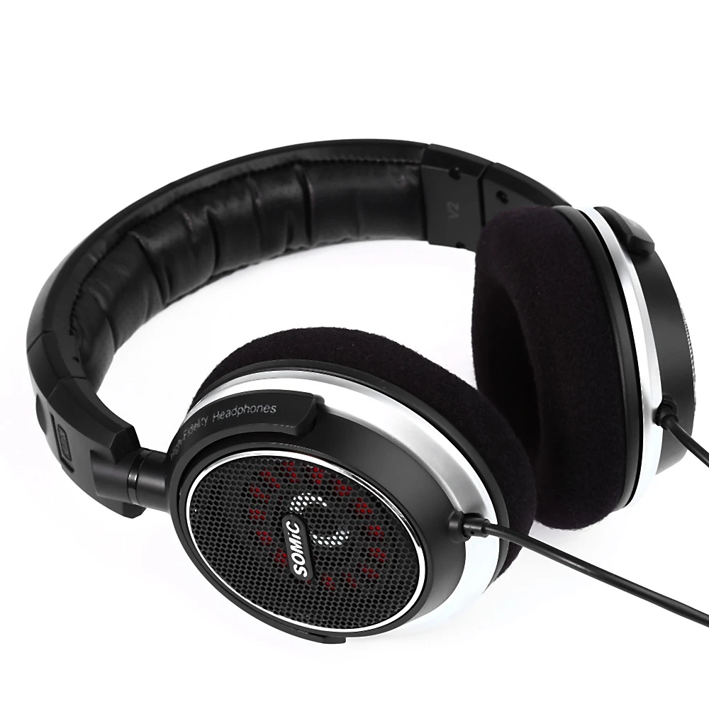 Оригинал Somic V2 HiFi Музыка наушники с Головной Стяжкой Наушники Складная DJ