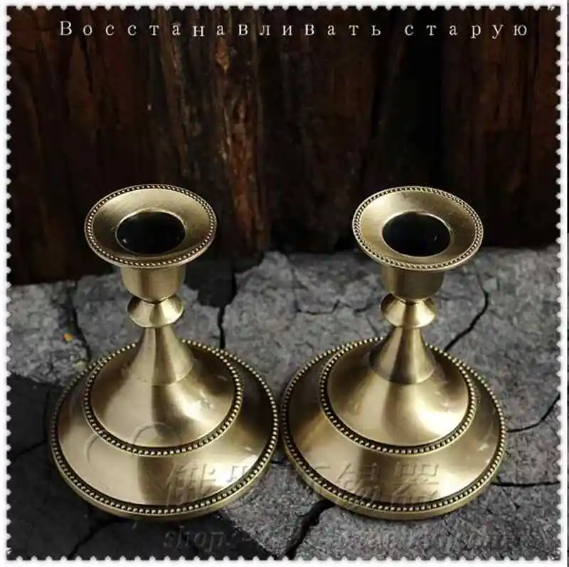 H25cm одна пара металлический цилиндр золотой канделябр серебряные подсвечники для свадебного украшения Золотая свеча 2005b - Цвет: bronze 12cm