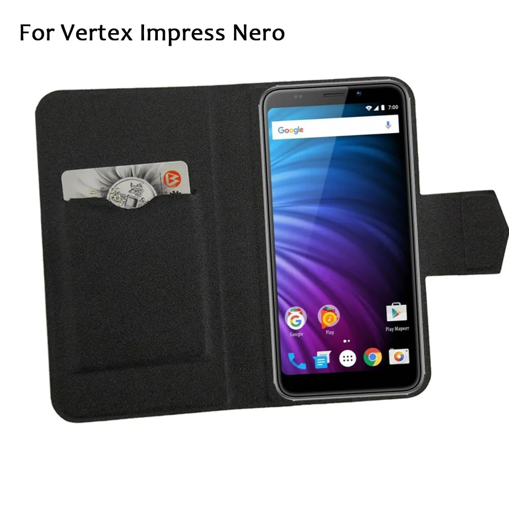 5 видов цветов жарко! Кожаный чехол для телефона Vertex Impress Nero Прямая поставка с