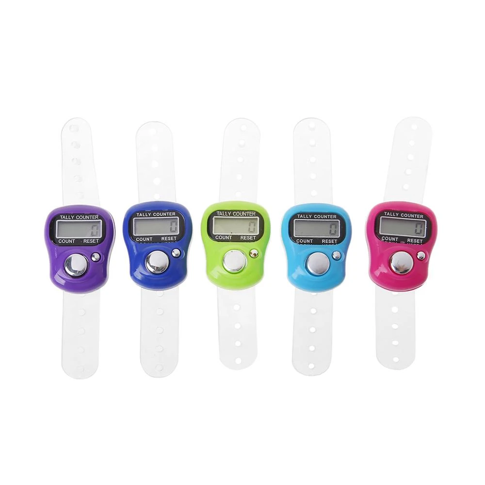 Mini Stitch Marker And Row Finger Counter LCD Electronic Digital Tally Counter