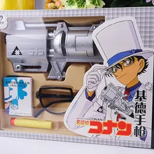 Ручной работы мультфильм игрушки детектива Конана Kidd пистолет Игрушечная модель для детей игрушка