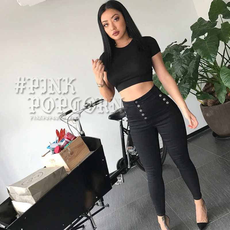 Jeans Womens High Waist Stretchy Elastic Skinny Denim Long Pencil Pants Plus Size Woman Jeans Camisa Feminina Lady Fat Trou Jeans Womens High Waist Stretchy Elastic Skinny Denim Long Pencil Pants Plus Size Woman Jeans Camisa Feminina Lady Fat Trou