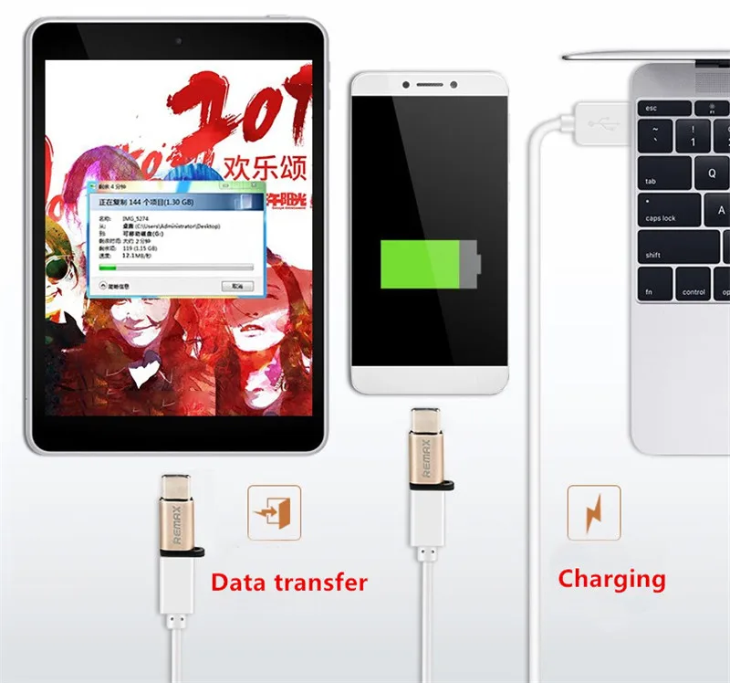 Remax USB 3 1 Type C разъем для Micro 2 0 5Pin Женский адаптер передачи данных конвертер Nokia N1 Nexus