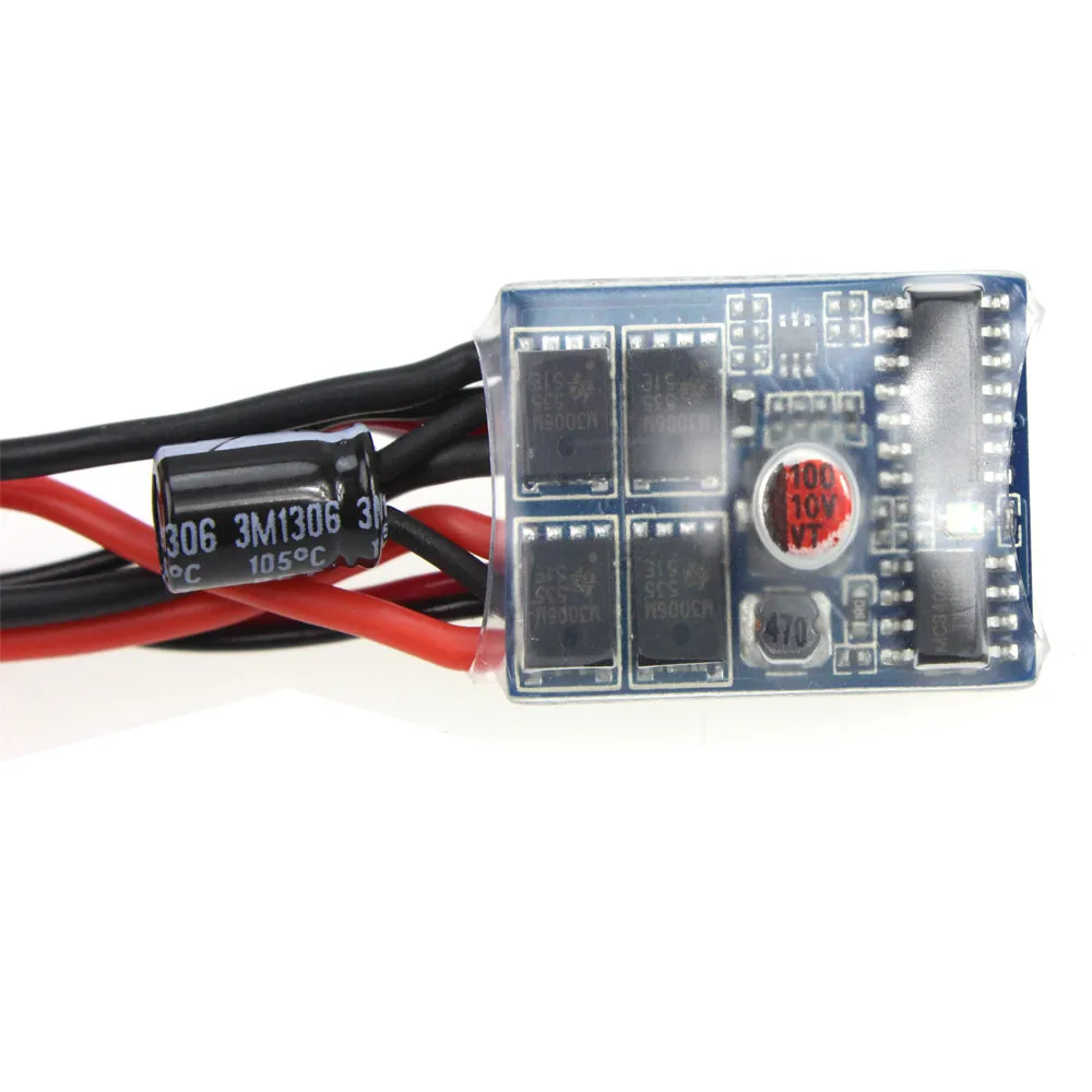 JMT RC автомобиль без тормоза 10A матовый ESC двухсторонний регулятор скорости двигателя для 1/16 1/18 1/24 RC автомобиль Лодка танк