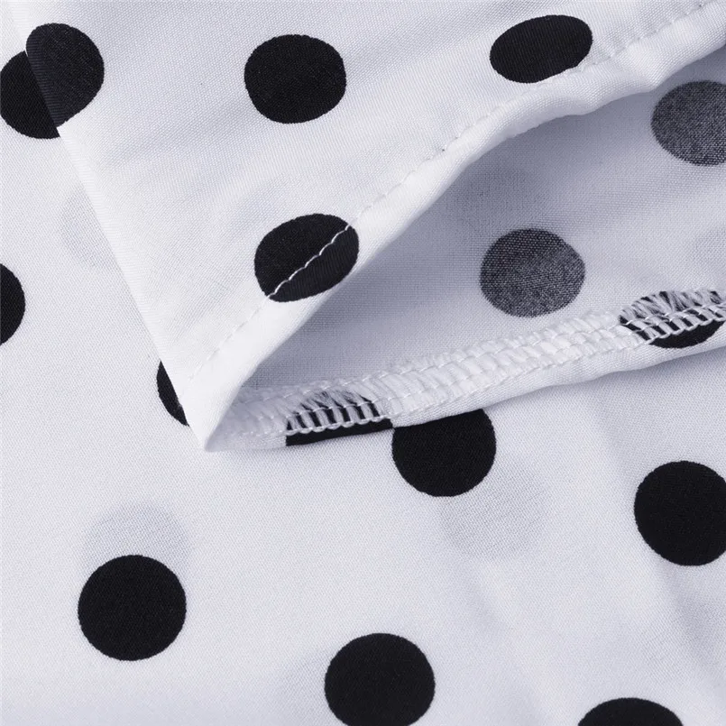  New Women Summer Vintage O-Neck Short Sleeve Beach Polka Dot Bandage Long Maxi Dress Sexy Elegant Lady Holiday New Dress #4R08 (30)