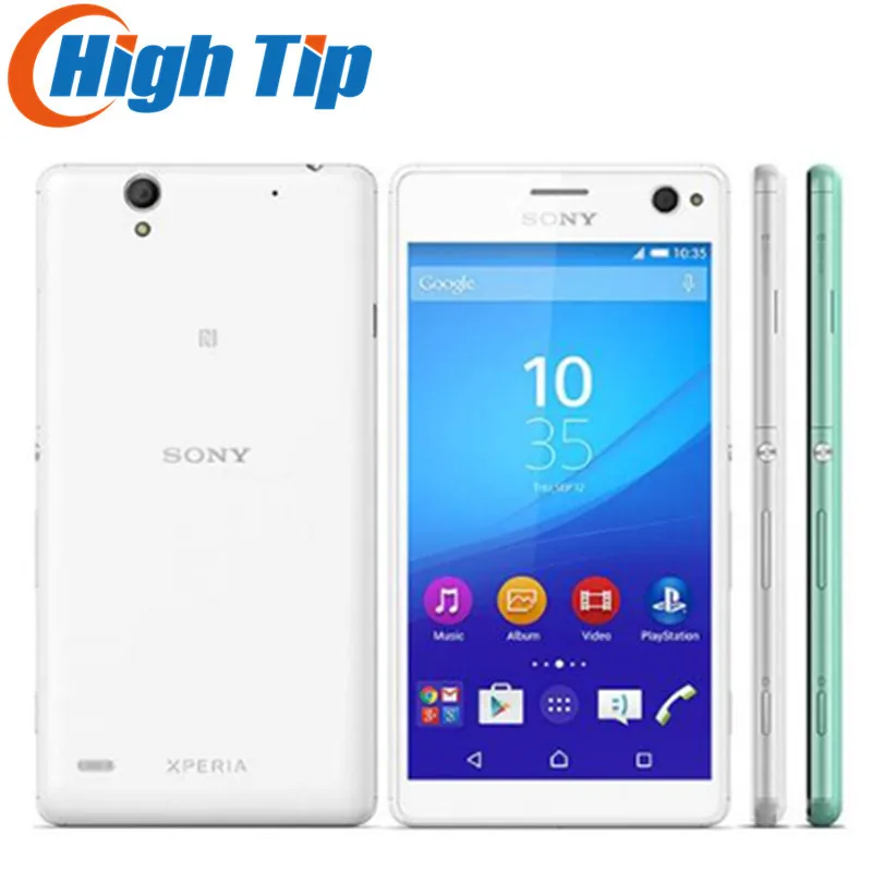 

Unlocked Original Sony Xperia C4 5.5 " Android Octa-core 2GB RAM 16GB ROM 13MP Camera Single/Dual Sim WIFI 4G LTE Mobile Phone