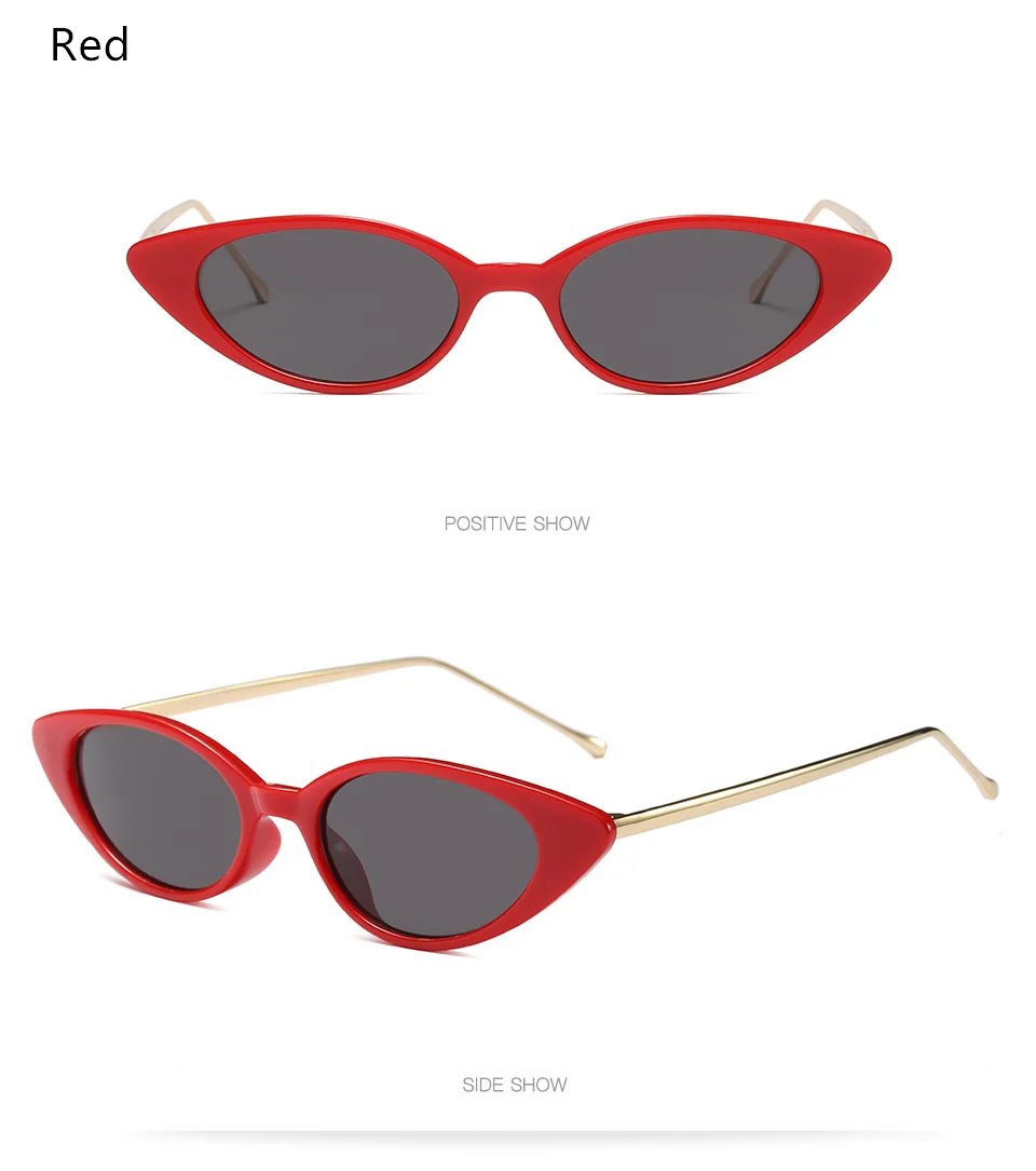 YOOSKE, женские маленькие солнцезащитные очки "кошачий глаз", классические, брендовые, дизайнерские, овальная, металлическая оправа, солнцезащитные очки для женщин, мужские, оттенки