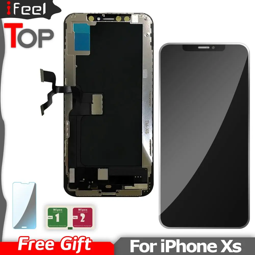 

High Quality LCD For iPhone XS LCD Display Touch Screen Digitizer Assembly Replacement Parks Black