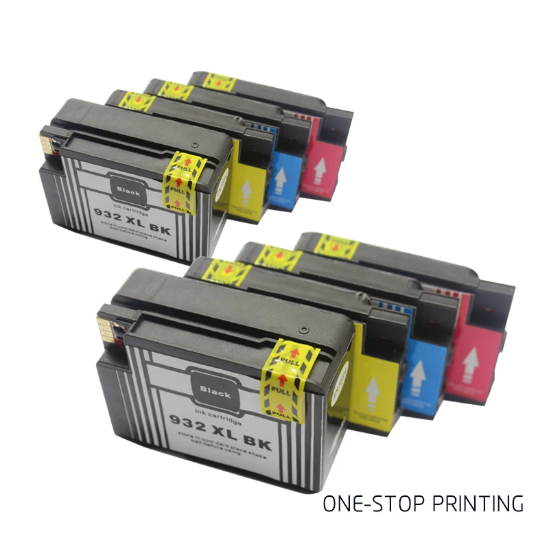 Чернильные картриджи с чипом для OfficeJet 933 6100 6600 6700 7110 7610 7612 2 комплекта|ink