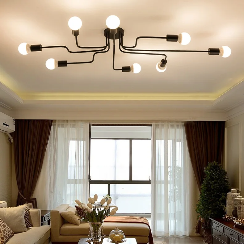 Modern Chandeliers-Vintage Led Ceiling Lamp For Kitchen, Living Room, Bedroom, Dining Room 