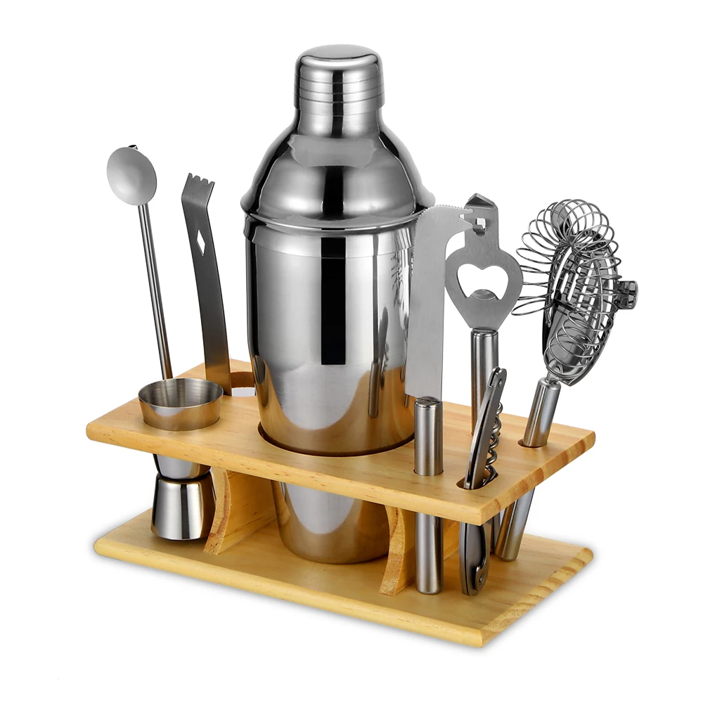 Buy Houkiper 9 Pcs Stainless Steel Cocktail Shaker