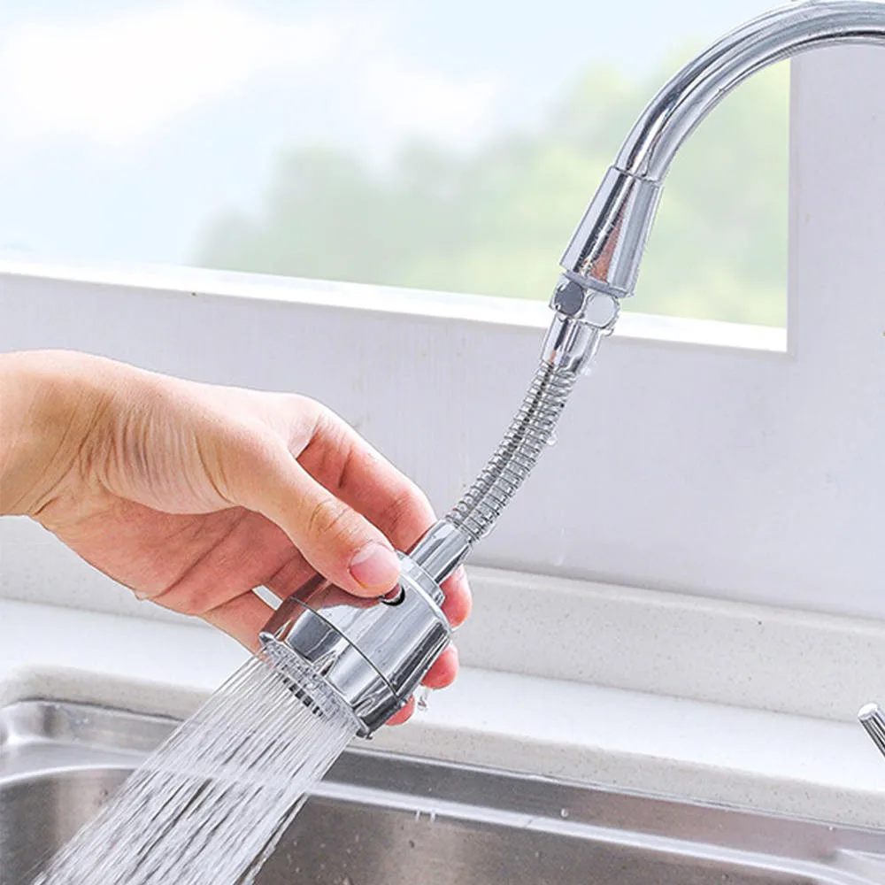 Kitchen Faucet Extender Anti-Splash Head Extension Device Water Saving Rotary Filter Faucet Bubbler Spayer Kitchen Faucet Part Kitchen Faucet Extender Anti-Splash Head Extension Device Water Saving Rotary Filter Faucet Bubbler Spayer Kitchen Faucet Part