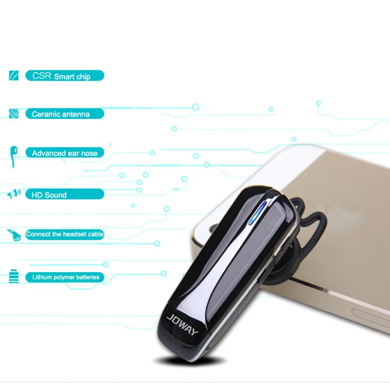 Joway H03 оригинальный Hands Free Беспроводной Bluetooth наушники гарнитуры вкладыши с