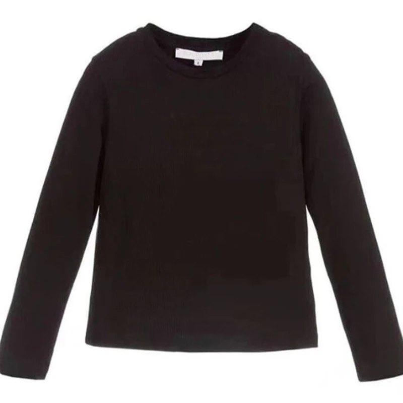 

Kids 3 Colors tshirt Children Autumn Tops Pullover Long Sleeve T-shirt Cotton Casual clothes in stock
