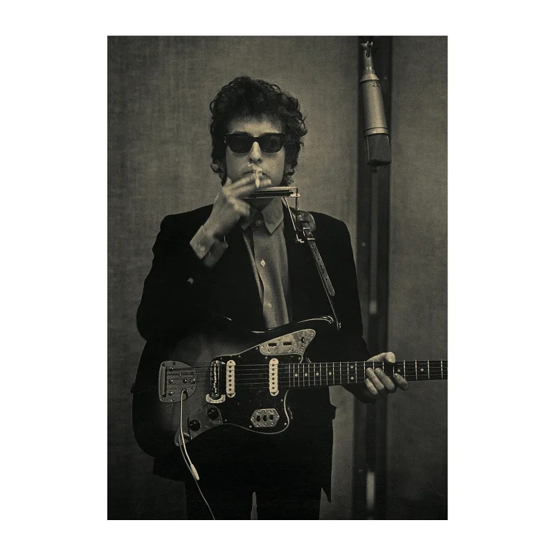 Боб Дилан 02/США баллада художника звезда Рок Музыка/крафт-бумага/Бар плакат/наклейки на стену/Ретро плакат/декоративная живопись 51x35,5 см