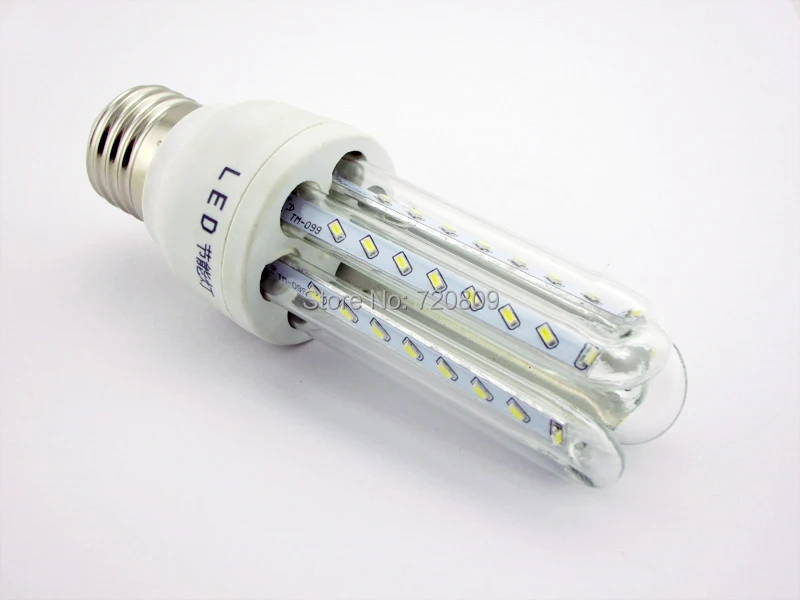 

Free Shipping 50pcs/lot E27 3U LED 5W Corn Bulb Energy Saving Fluorescent CFL Shape Lamp 85-265v Pure/Warm white
