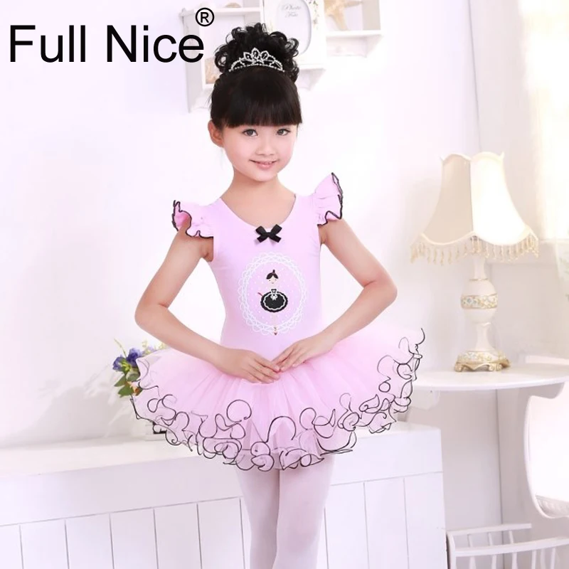 Cotton Ballet Dance Dress Toddler Girls Child Ballet Class Dance