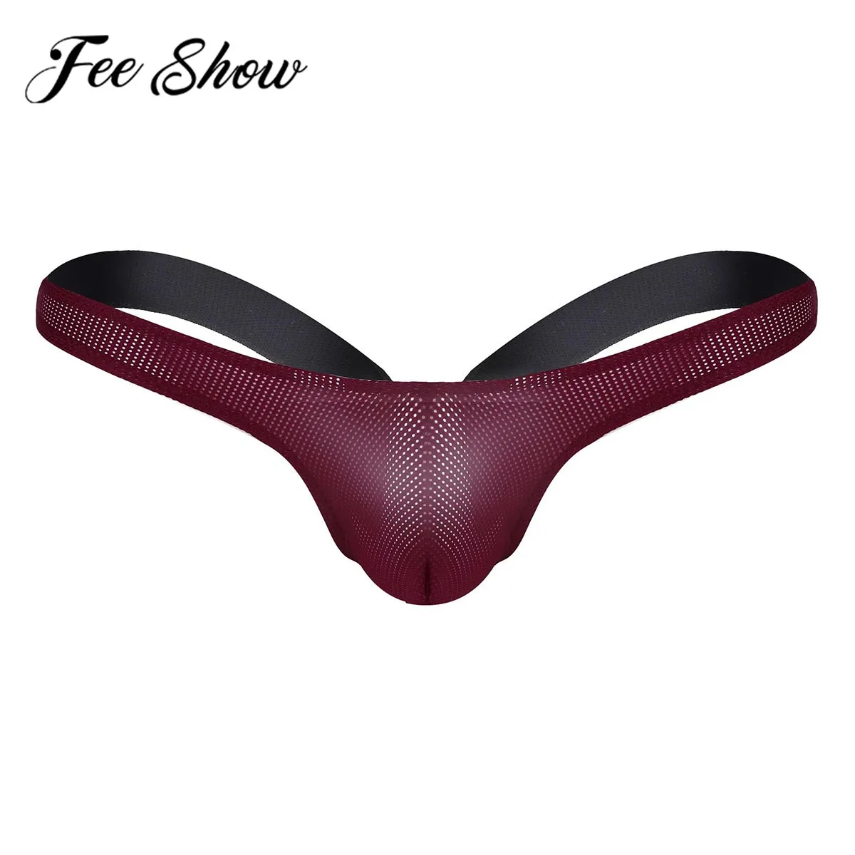 

2019 Sexy Male Men Mesh See Through Lingerie Stretchy Open Back Jockstrap Bikini G-string Thong Underwear Exotic Underpanties