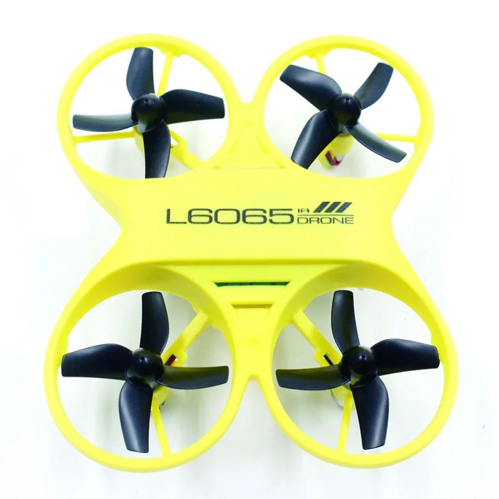 L6065 мини игрушечный Квадрокоптер инфракрасного управления светодиодный дрона с дистанционным управлением 2,4 ГГц летательный аппарат с светодиодный свет подарок на день рождения для Для детей игрушки