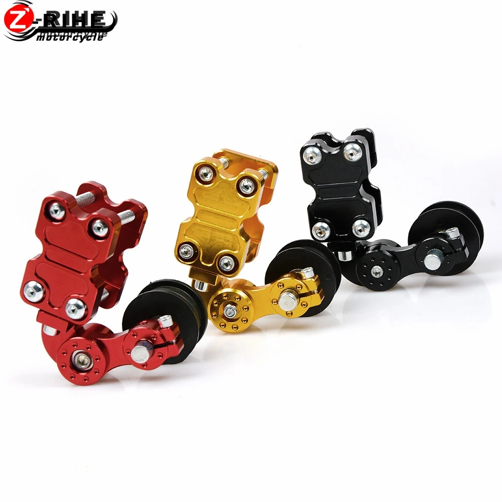 Motorcycle refires pieces motorcycle chain auto tensioner rubber chain tensioner Aluminum for yamaha kawasaki honda  ducati