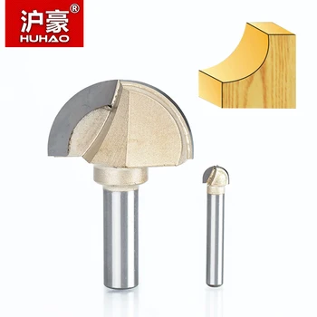 

HUHAO 1pcs 1/2" 1/4" Shank Double Edging Router Bits for wood cove box bit Tungsten Carbide Woodworking endmill miiling cutter
