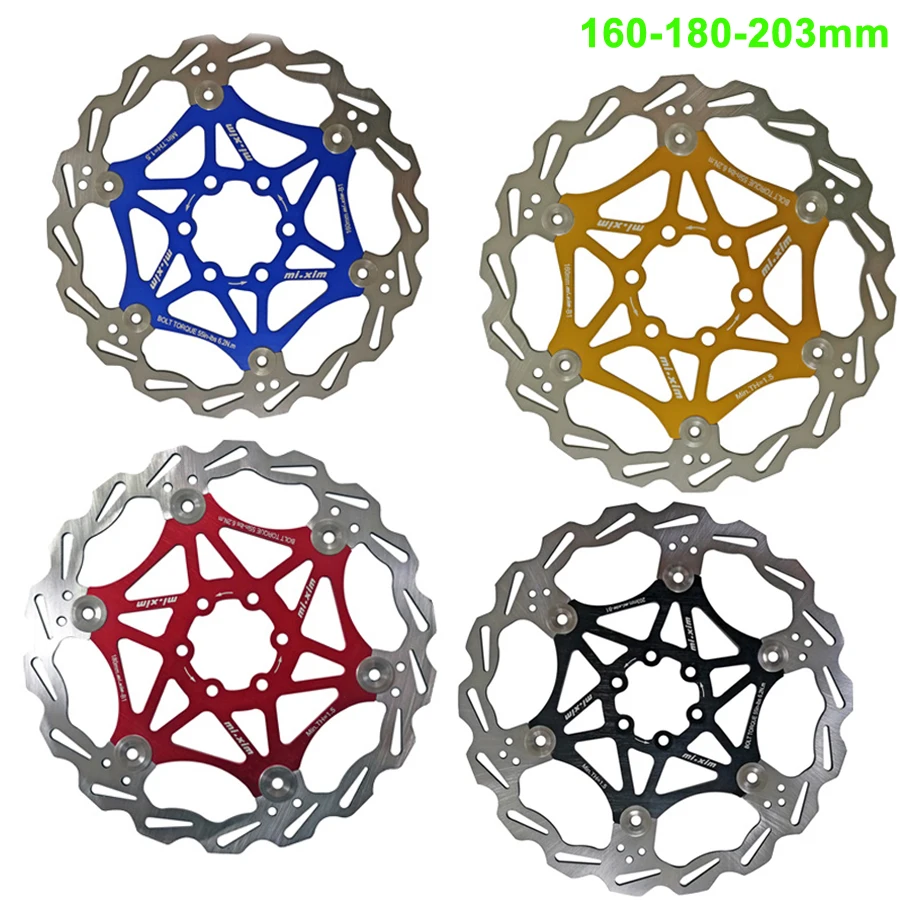 160mm /180mm /203mm Floating Disc Brake Rotors Bicycle Brake Disc Rotor