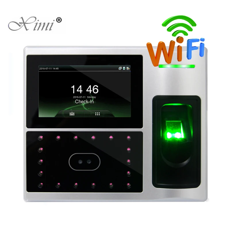 WIFI TCP/IP USB Face Time Attendance Biometric Fingerprint Door Access Control System ZK iface802 Facial Employee Attendance