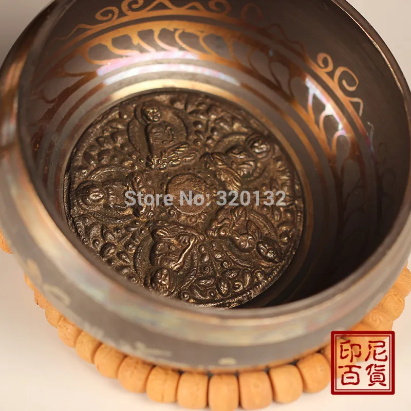 

Mat CHAKRA MEDITATION 17-18cm Diameter men's BRASS Bowls HEALING GENUINE GLORIOUS OLD YOGA RARE TIBETAN SINGING BOWL copper