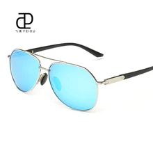 FEIDU мужские сплав Поляризованные Солнцезащитные Стекло es для мужчин, с зеркальным покрытием для вождения, солнцезащитные очки для мужчин UV400 из алюминиево-магниевого сплава Стекло Óculos De Sol UV400