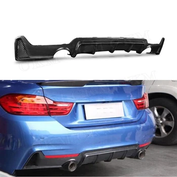 

4 Series Carbon Fiber Rear Bumper Lip Diffuser Spoiler for BMW F32 F33 F36 420i 428i 435i 2014 2015 2016 2017