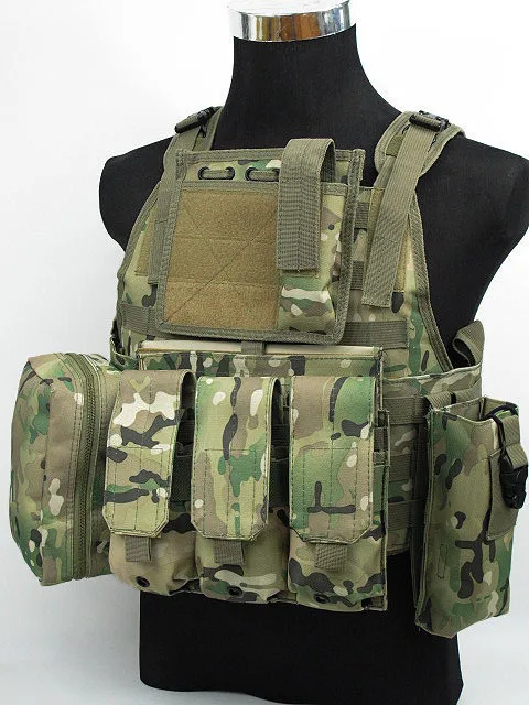 

FSBE LBV Load Bearing Molle Assault Vest Multi Camo