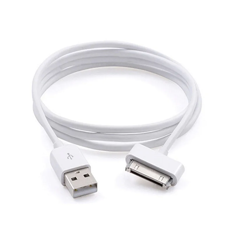 1m USB Sync Data Charging Charger Cable Cord for Apple iPhone 3GS 4 4S 4G iPad 2 3 iPod nano touch Adapter portable short usb charger data sync cable 3 5mm jack adapter charging cord line for apple ipod mp3 player