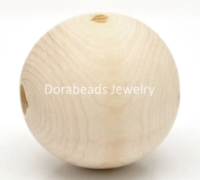 DoreenBeads 20 шт. бусины из натурального дерева 30 мм (1 1/8 дюйма) (B18404) yiwu|beaded runner|beads semi